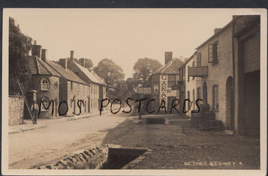 Somerset Postcard - Street Scene at Nether Stowey  A9531