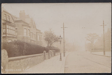 Lancashire Postcard - Moss Lane East, Manchester?    V1049