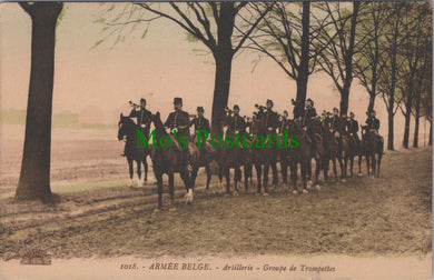 Military Postcard - Armee Belge - Artillerie - Groupe De Trompettes  Ref.RS30538