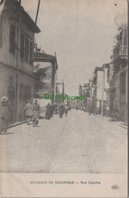 Load image into Gallery viewer, Greece Postcard - Souvenir De Salonique - Rue Egnatia  RS24898

