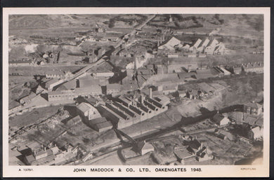 Shropshire Postcard - John Maddock & Co Ltd, Oakengates 1948 DD622