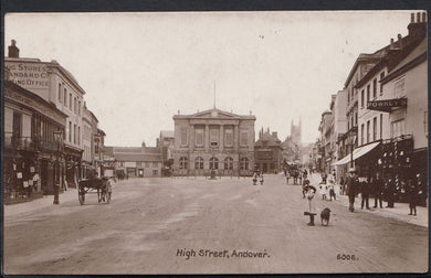 Hampshire Postcard - High Street, Andover   P693