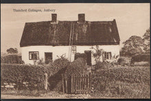 Load image into Gallery viewer, Cheshire Postcard - Thatched Cottages, Astbury   A5248
