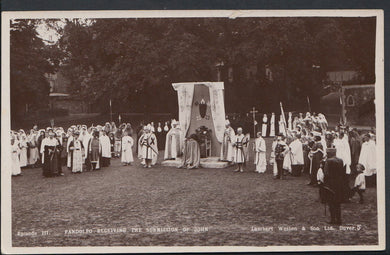 Kent Postcard - Dover Pageant - Pandolfo Receiving The Submission of John MB1855