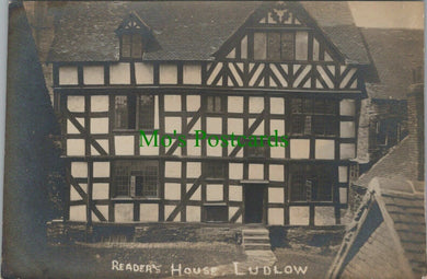 Shropshire Postcard - Reader's House, Ludlow    RS27533