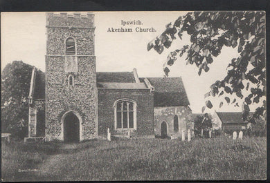Suffolk Postcard - Ipswich - Akenham Church    A7352