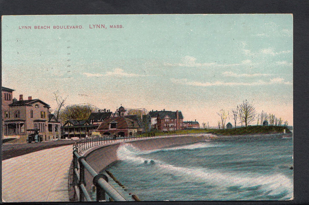 America Postcard - Lynn Beach Boulevard, Lynn, Mass. C1111