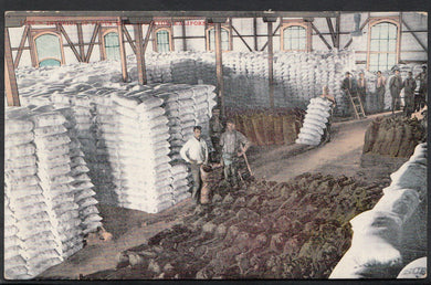 America Postcard - Interior of Flour Mill, Stockton, California   DR746