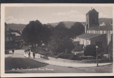 Cumbria Postcard - The Church and Lake Road, Bowness    A9436