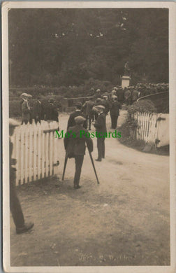 Social History Postcard - Public Gathering at Leighton RS27636