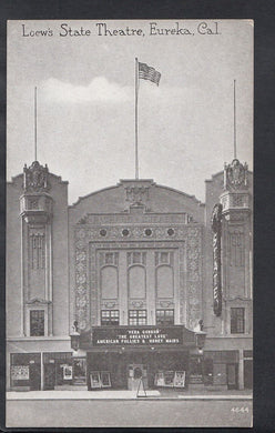 America Postcard - Loew's State Theatre, Eureka, California  RT1538