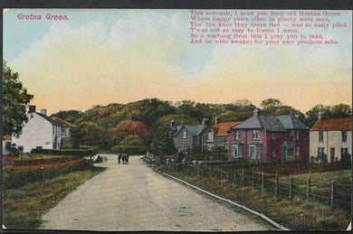 Scotland Postcard - Street Scene at Gretna Green    MB1407