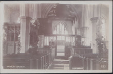 Load image into Gallery viewer, Yorkshire Postcard - Interior of Wensley Church     RT1333
