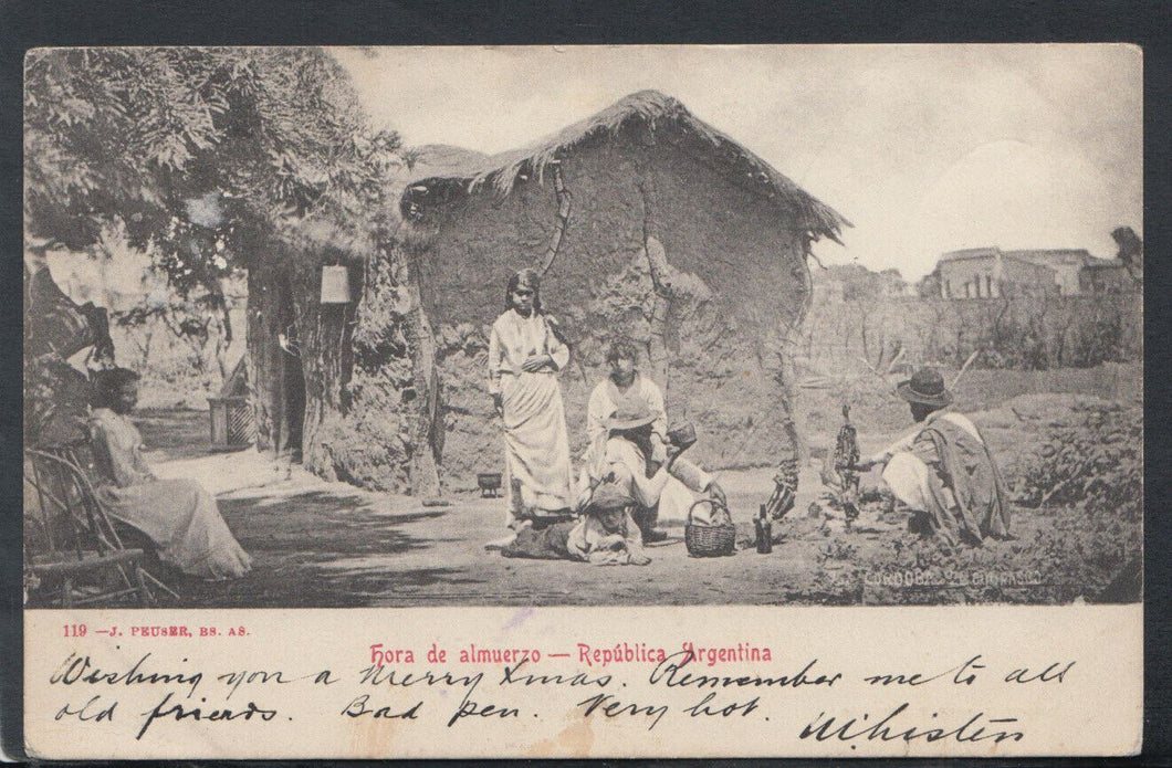 Argentina Postcard - Hora De Almuerzo - Republica 'Argentina     RS15777