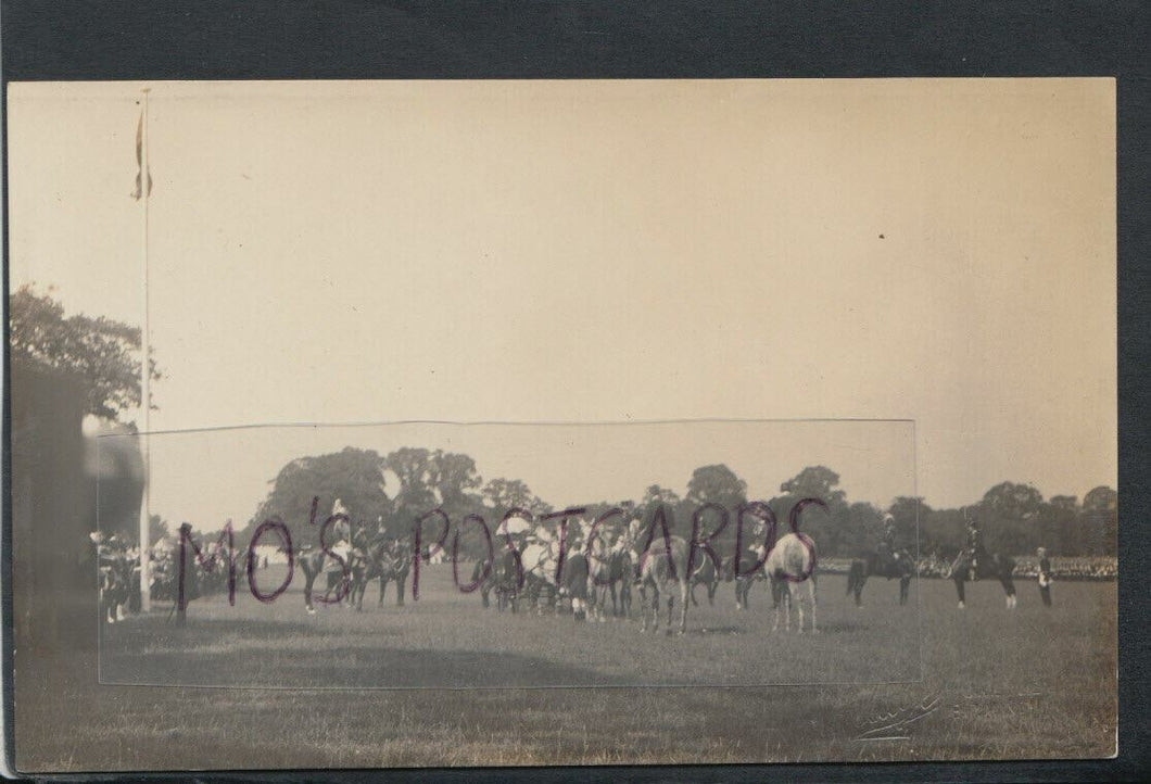 Warwickshire Postcard - Saltley, Birmingham - RP of Horse Riding Event   RS16190