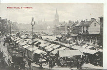 Load image into Gallery viewer, Norfolk Postcard - Market Place - Great Yarmouth - Ref 10066A
