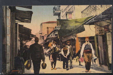 Greece Postcard - Salonique - Bazar     T3360