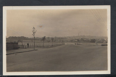 Unknown Location Postcard - Road Crossing With Chimneys in Distance RS10285