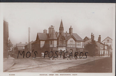Shropshire Postcard - Fountain, Green End, Whitchurch    Ref.V20