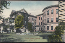 Load image into Gallery viewer, America Postcard - Buffalo General Hospital, Buffalo, New York   DR756
