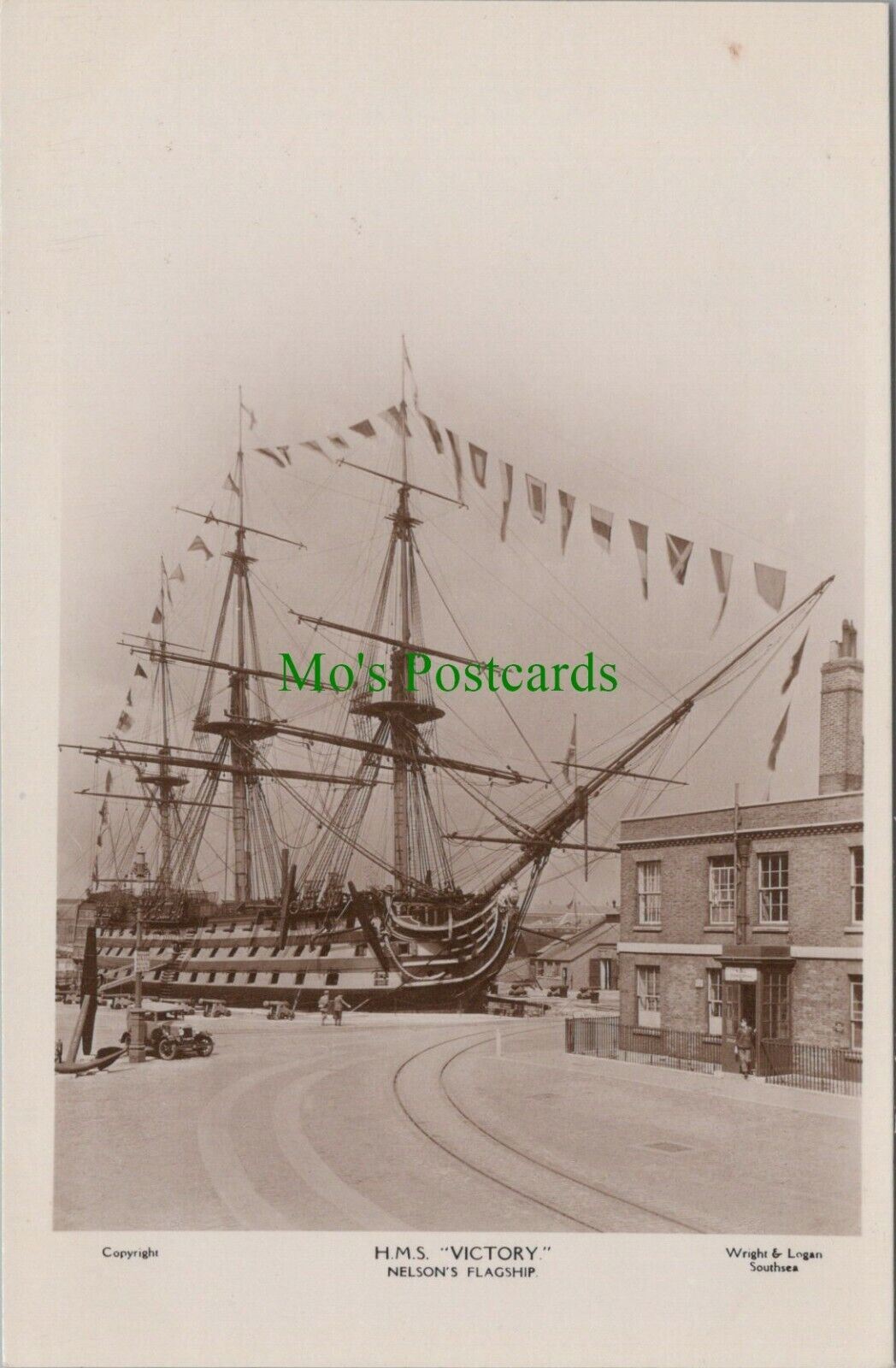 Hampshire Postcard - H.M.S.