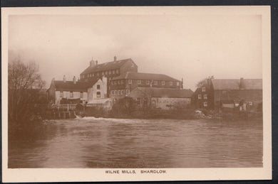Derbyshire Postcard - Wilne Mills, Shardlow, Derby - Real Photograph BH750