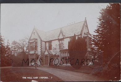 Somerset Postcard - The Hall, East Lydford    V2213