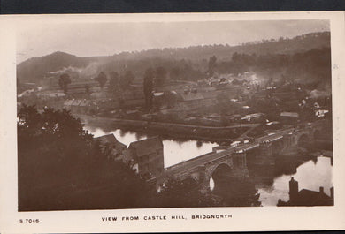 Shropshire Postcard - View From Castle Hill, Bridgnorth     DP934