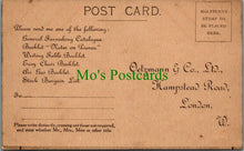 Load image into Gallery viewer, Advertising Postcard - Oetzmann &amp; Co Ltd, Hampstead Road, London RS28016
