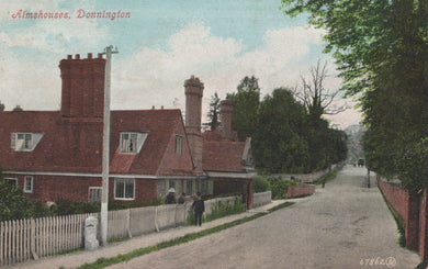 Berkshire Postcard - Almshouses, Donnington    RS24153