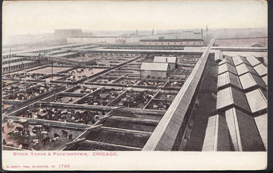 America Postcard - Stock Yards & Packingtown, Chicago  C1284
