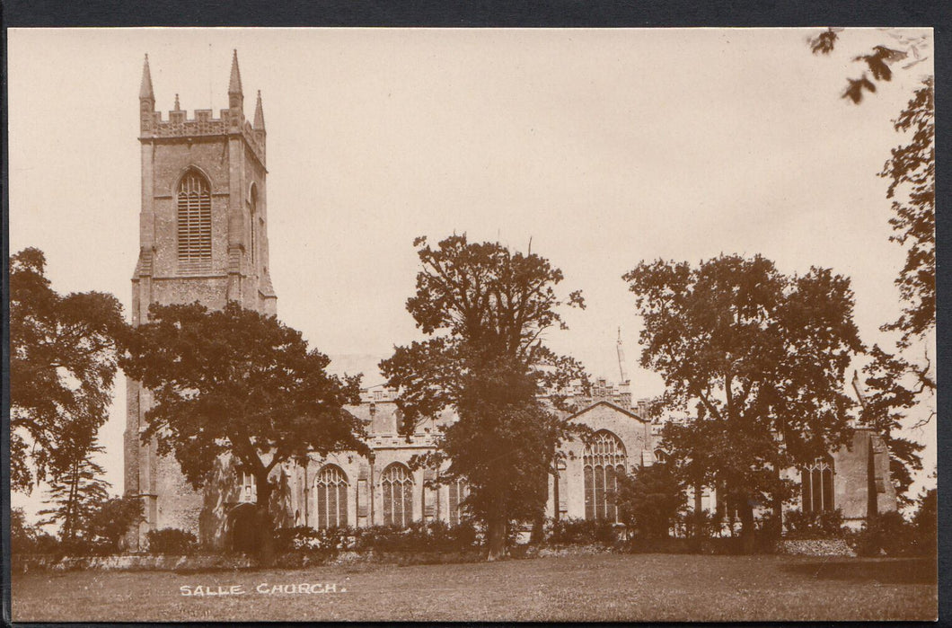 Norfolk Postcard - Salle Church   Z352