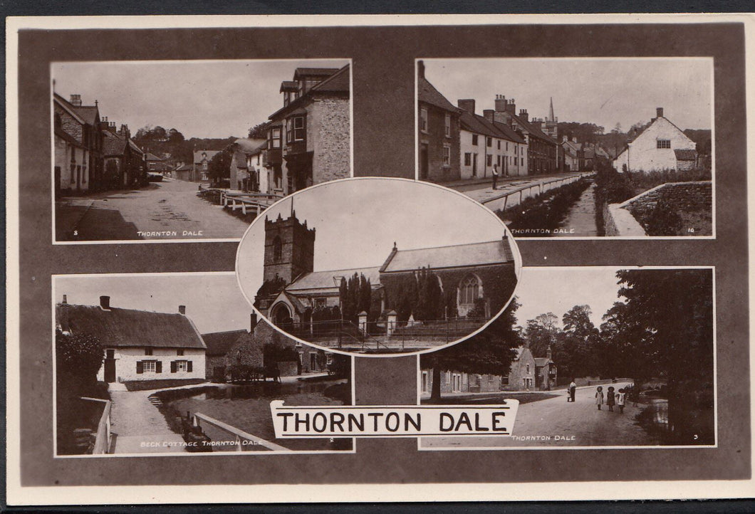 Yorkshire Postcard - Views of Thornton Dale    DR230