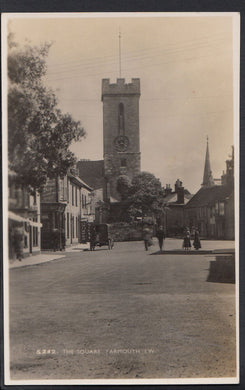 Isle of Wight Postcard - The Square, Yarmouth - Real Photograph A346