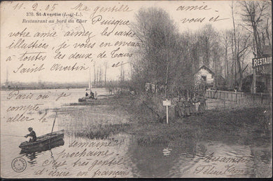 France Postcard - St-Avertin - Restaurant Au Bord Du Cher  V2130