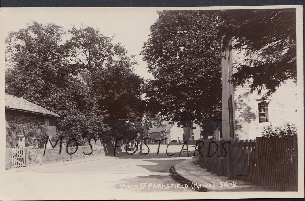 Nottinghamshire Postcard - Main Street, Farnsfield    A9548