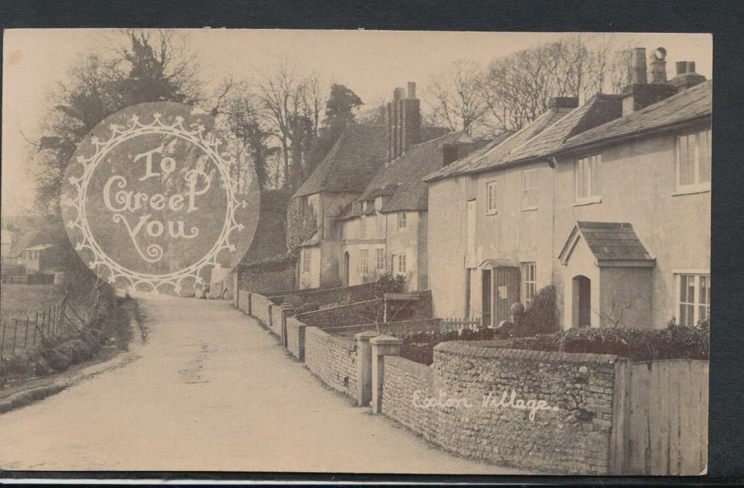 Hampshire Postcard - Exton Village, Nr Winchester - To Greet You  RT2388