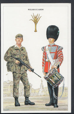 Military Postcard - The British Army - The Welsh Guards     RS5995