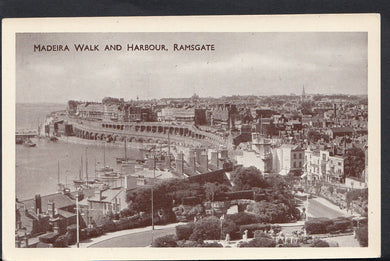 Kent Postcard - Madeira Walk and Harbour, Ramsgate    RT671