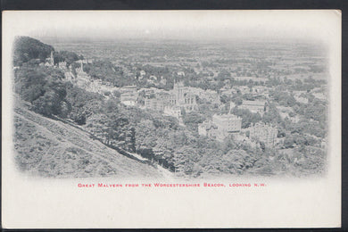 Worcestershire Postcard - Great Malvern From The Worcestershire Beacon  RT318