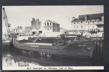 Load image into Gallery viewer, Isle of Man Postcard - Shipping - M.V. &#39;&quot;Sealight&quot; at Ramsey    RS20659
