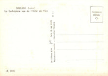 Load image into Gallery viewer, France Postcard - Orleans - La Cathedrale Vue De L&#39;Hotel De Ville  RRR464
