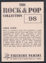 Load image into Gallery viewer, Panini Rock &amp; Pop Collection Music Sticker No 98 - Linda Lewis
