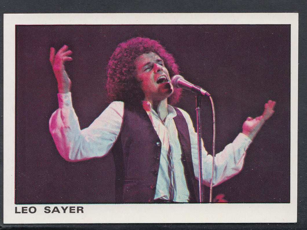 Panini Rock & Pop Collection Music Sticker No 19 - Leo Sayer 