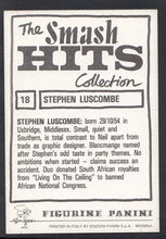 Load image into Gallery viewer, Panini Smash Hits Music Sticker No 18 - Stephen Luscombe, Blancmange
