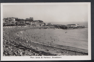 Kent Postcard - Main Sands & Harbour, Broadstairs     RS9424