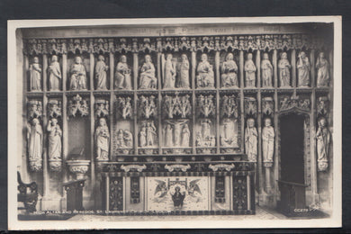 Shropshire Postcard - High Altar & Reredos, St Laurence Church, Ludlow  RS12657