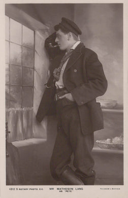 Theatrical Postcard - Actor Mr Matheson Lang as 