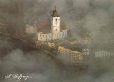 Austria Postcard - Aerial View of St Wolfgang im Salzkammergut   RR9001