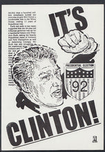 Load image into Gallery viewer, Headline Postcard - American Politics - President Bill Clinton  RR2502
